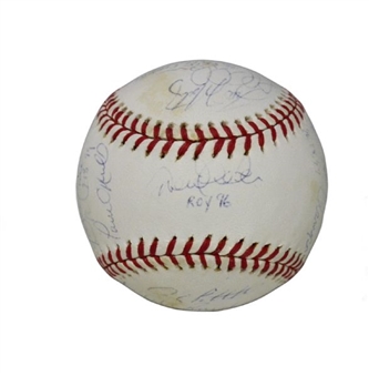 1999 Yankees Team-Signed World Series Baseball (19 Signatures Jeter, Pettitte and Rivera) (JSA)